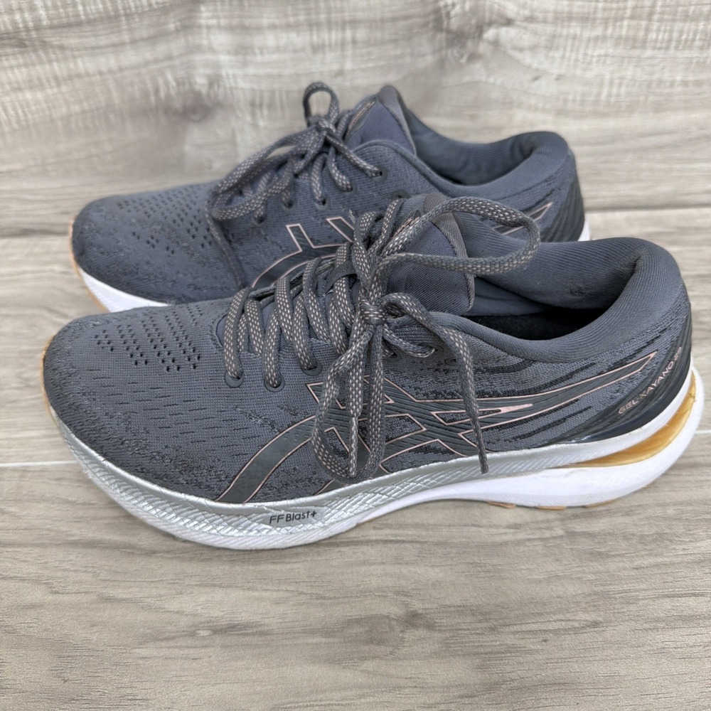 Asics Gel-Kayano 29 Shoes Womens Size 8.5 Gray FF Blast Running Sneaker 1012B272